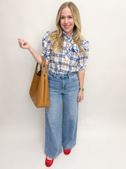 JBD HR Full Length Loose Straight Light Denim