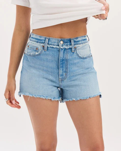 The Knockout High Rise A-Line Short Starry