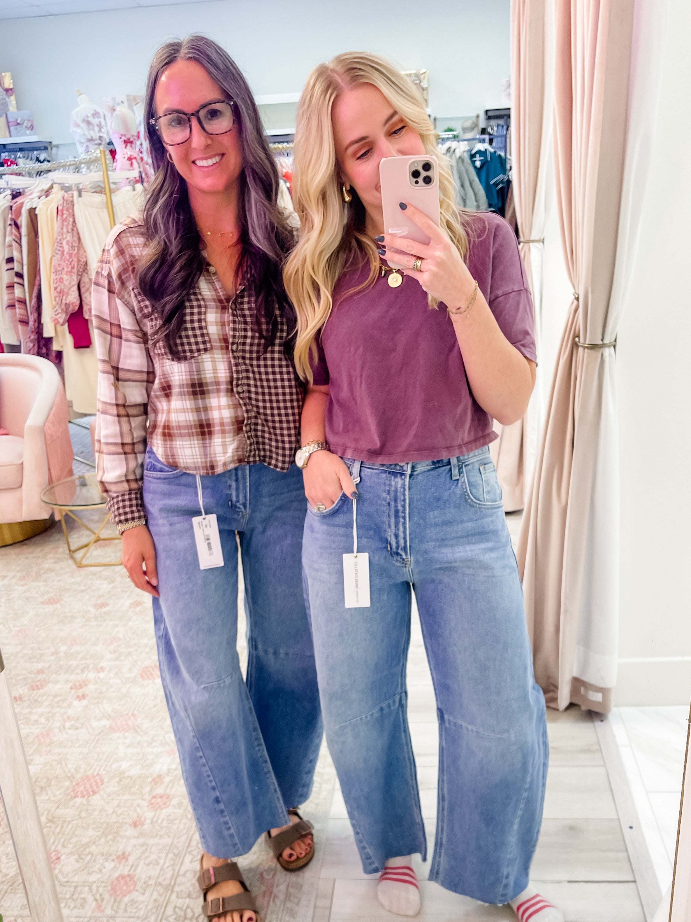 JBD Barrel Jean With Seams
