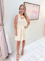 Solace Smocked Mini Dress