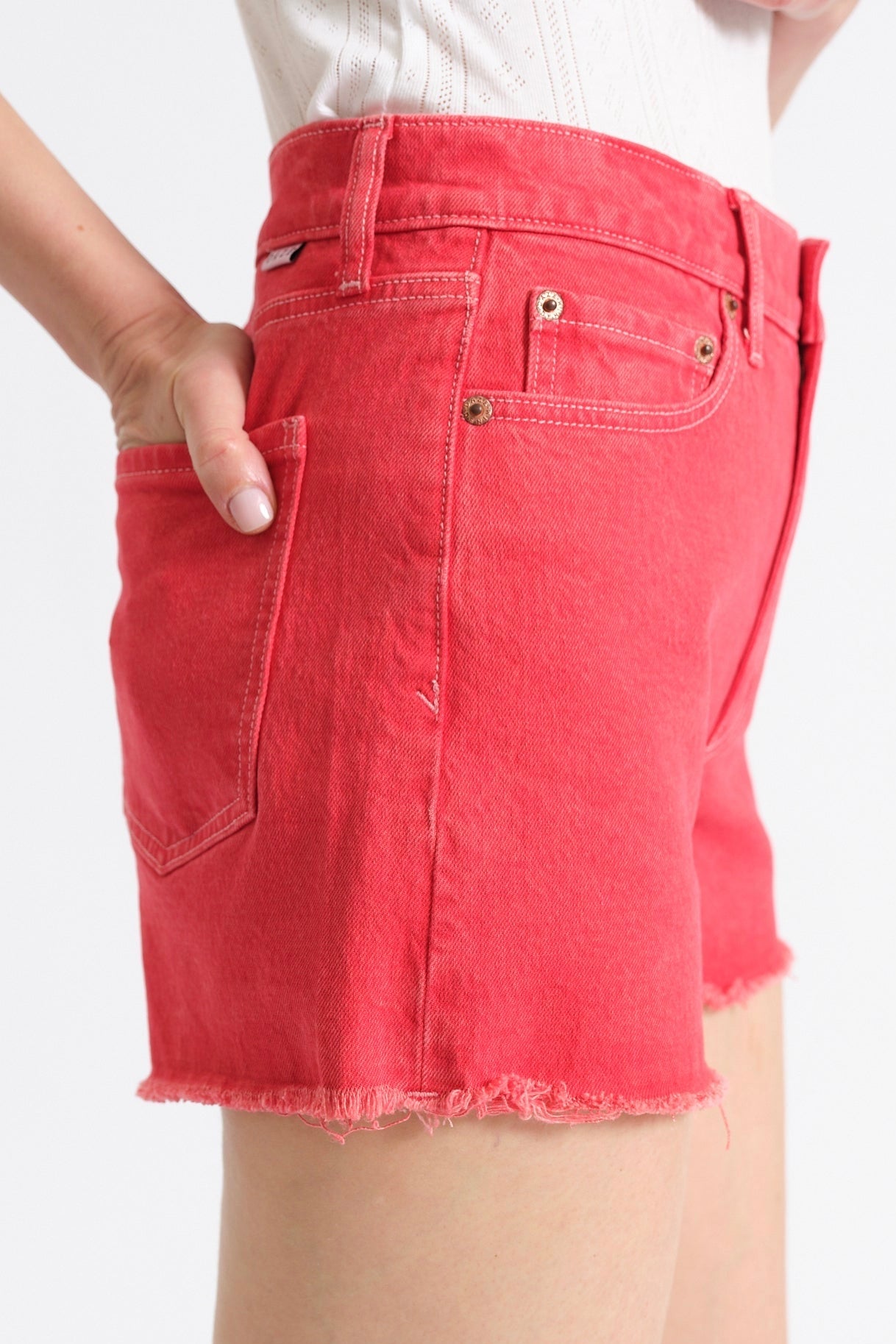 Troublemaker High Rise Short Chili Pepper