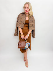 Milo Suede Midi Dress