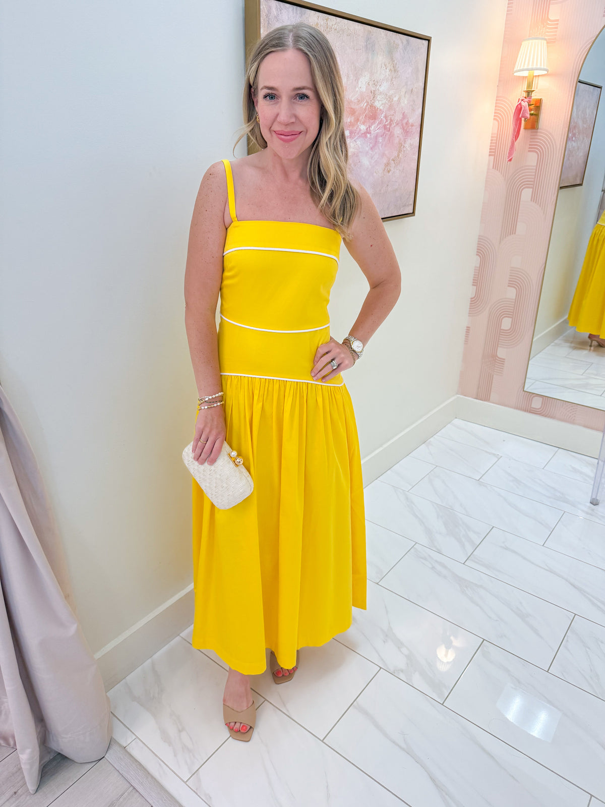 Riley Dress Daffodil