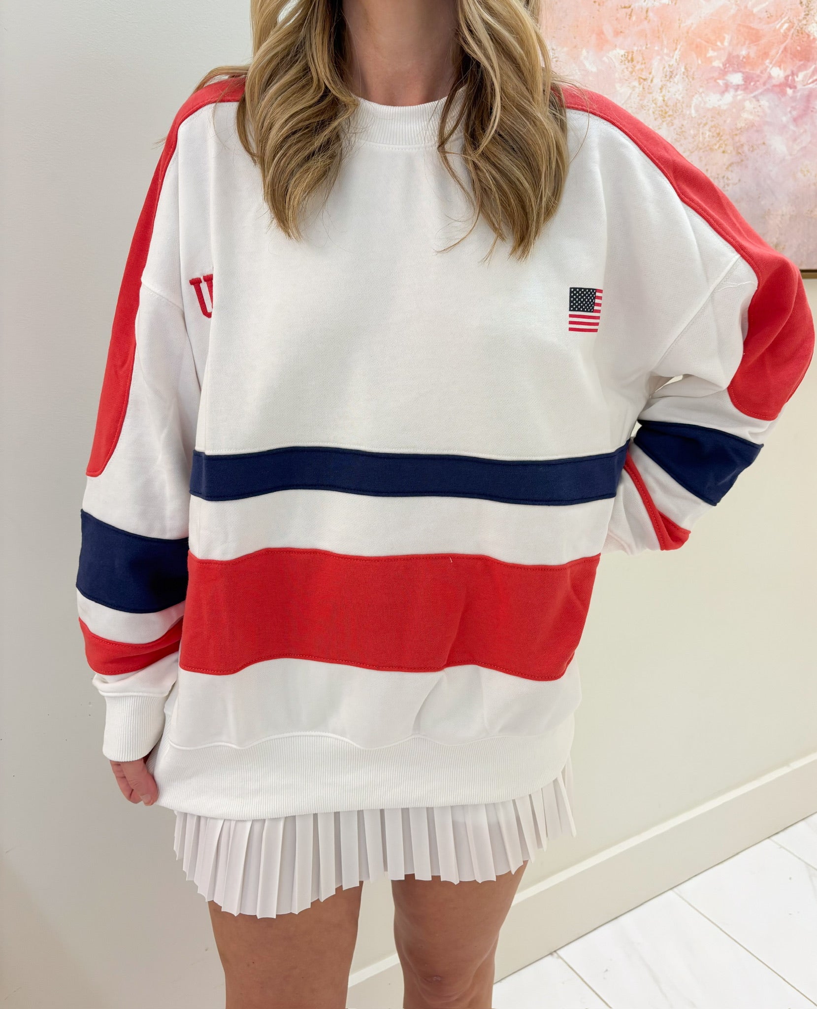 American Color Block Sweatshirt