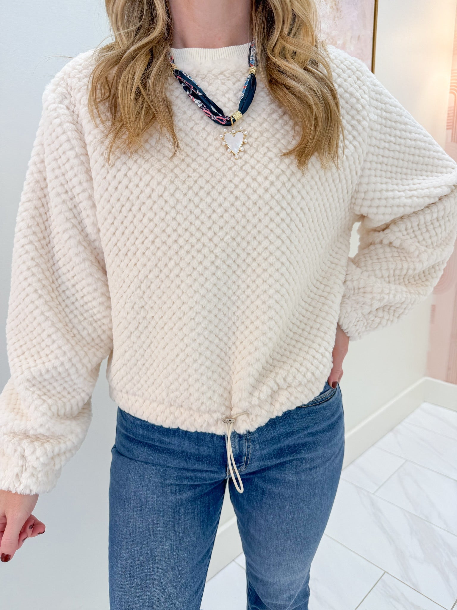 Shoulda Been Fuzzy Knit Top