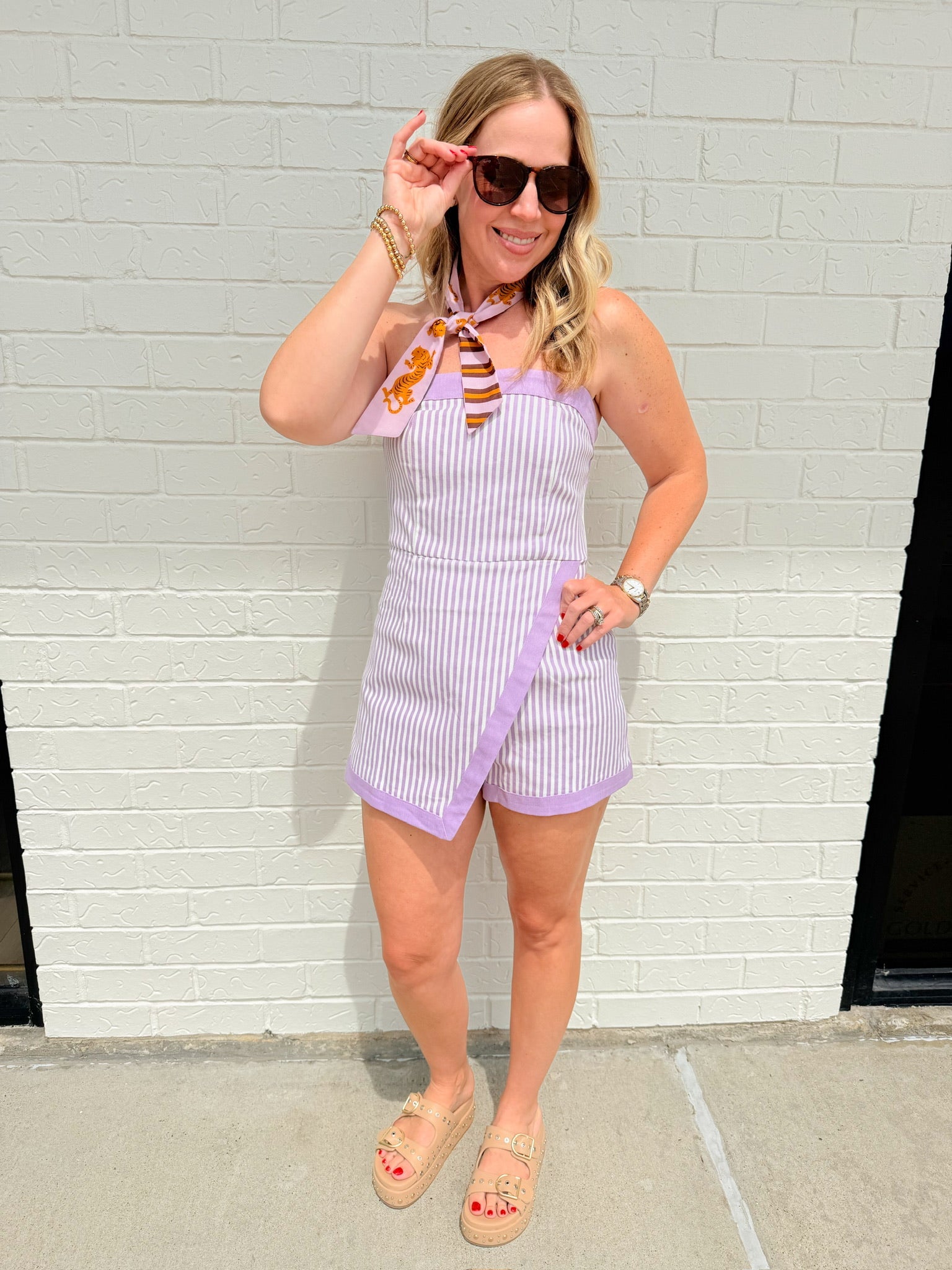 Amelia Strapless Romper