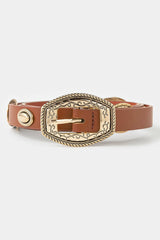 Concho Vegan Leather Belt