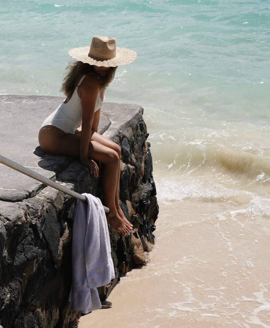 Nalu Wavy Brim Straw Hat