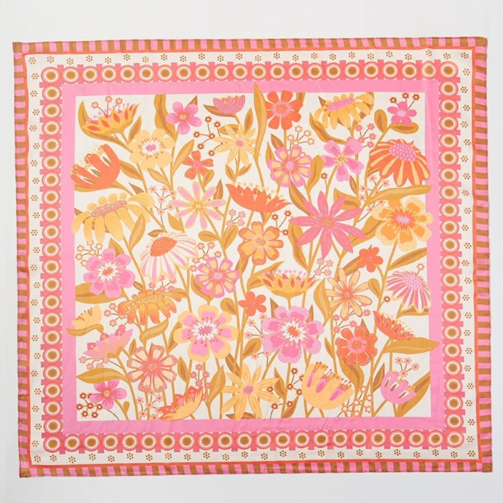 Assorted Flower Print Bandana Scarf